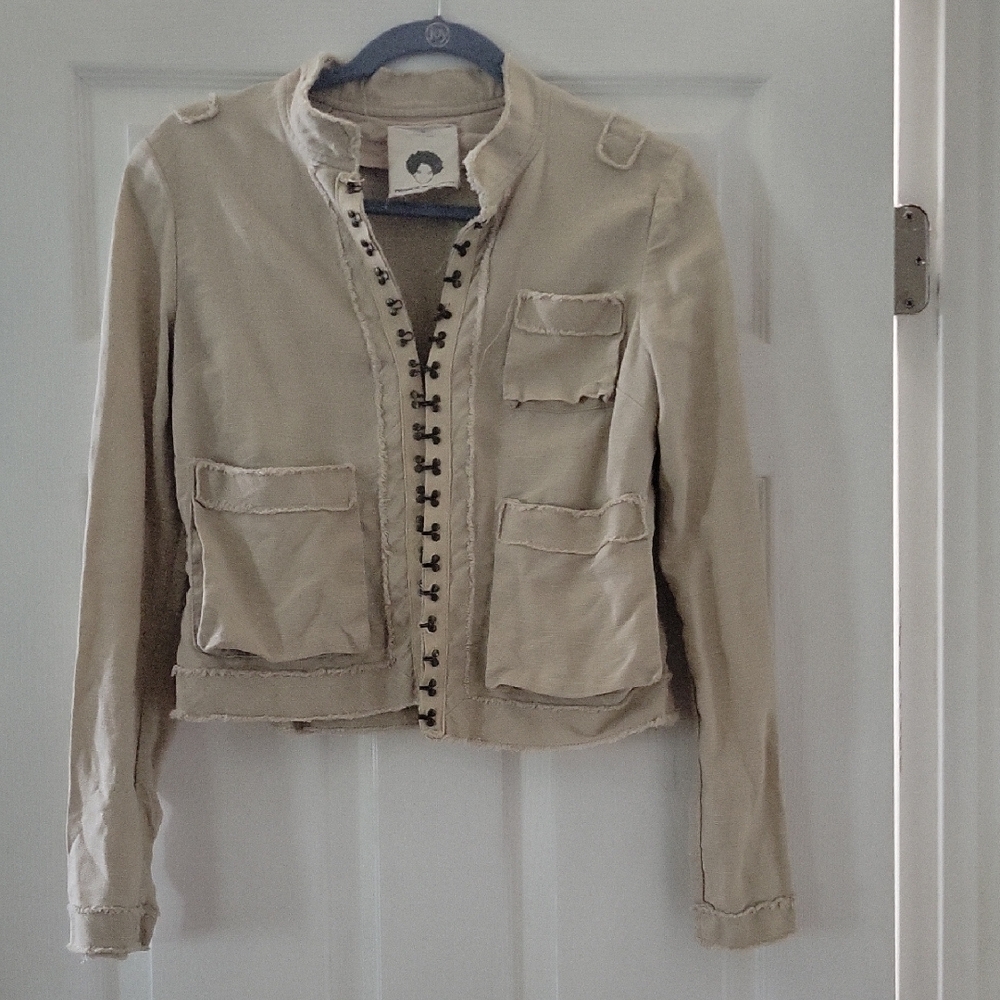 Classic Tan Utility Jacket for Women
